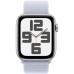 Смарт-часы Apple Watch SE 2024 GPS 44mm Silver Aluminium Case with Blue Cloud Sport Loop (MXET3QH/A)
