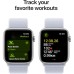 Смарт-часы Apple Watch SE 2024 GPS 44mm Silver Aluminium Case with Blue Cloud Sport Loop (MXET3QH/A)