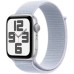 Смарт-часы Apple Watch SE 2024 GPS 44mm Silver Aluminium Case with Blue Cloud Sport Loop (MXET3QH/A)