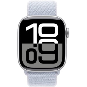 Смарт-годинник Apple Watch Series 10 GPS 42mm Silver Aluminium Case with Blue Cloud Sport Loop (MWWD3QH/A)