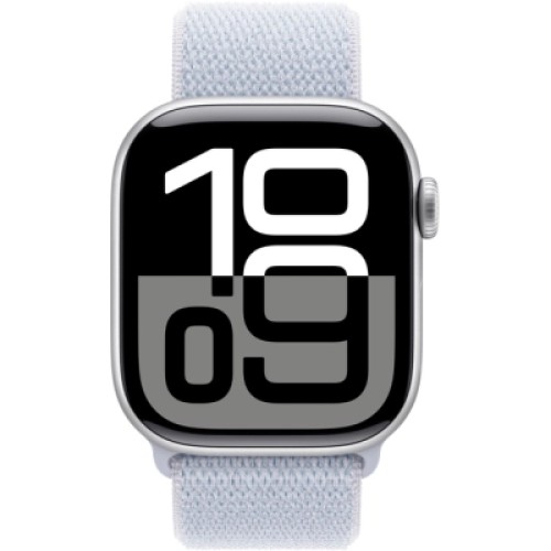 Смарт-часы Apple Watch Series 10 GPS 42mm Silver Aluminium Case with Blue Cloud Sport Loop (MWWD3QH/A)