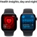 Смарт-часы Apple Watch Series 10 GPS 42mm Jet Black Aluminium Case with Black Sport Band - M/L (MWWF3QH/A)