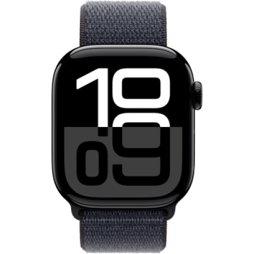 Смарт-часы Apple Watch Series 10 GPS 42mm Jet Black Aluminium Case with Ink Sport Loop (MWWG3QH/A)