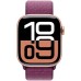 Смарт-часы Apple Watch Series 10 GPS 42mm Rose Gold Aluminium Case with Plum Sport Loop (MWWK3QH/A)