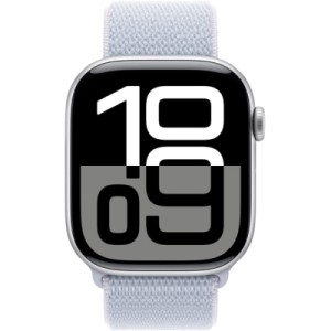 Смарт-часы Apple Watch Series 10 GPS 46mm Silver Aluminium Case with Blue Cloud Sport Loop (MWWN3QH/A)