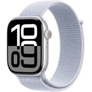 Смарт-часы Apple Watch Series 10 GPS 46mm Silver Aluminium Case with Blue Cloud Sport Loop (MWWN3QH/A)