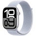 Смарт-часы Apple Watch Series 10 GPS 46mm Silver Aluminium Case with Blue Cloud Sport Loop (MWWN3QH/A)