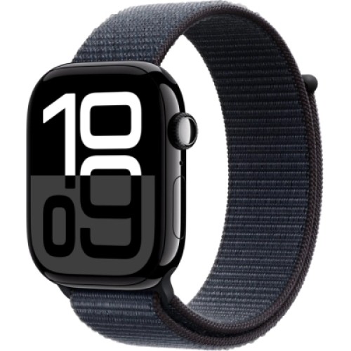 Смарт-часы Apple Watch Series 10 GPS 46mm Jet Black Aluminium Case with Ink Sport Loop (MWWR3QH/A)