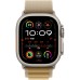 Смарт-часы Apple Watch Ultra 2 2024 GPS + Cellular 49mm Natural Titanium Case with Tan Alpine Loop - Large (MX4H3UL/A)