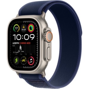 Смарт-часы Apple Watch Ultra 2 2024 GPS + Cellular 49mm Natural Titanium Case with Blue Trail Loop - S/M (MX4J3UL/A)