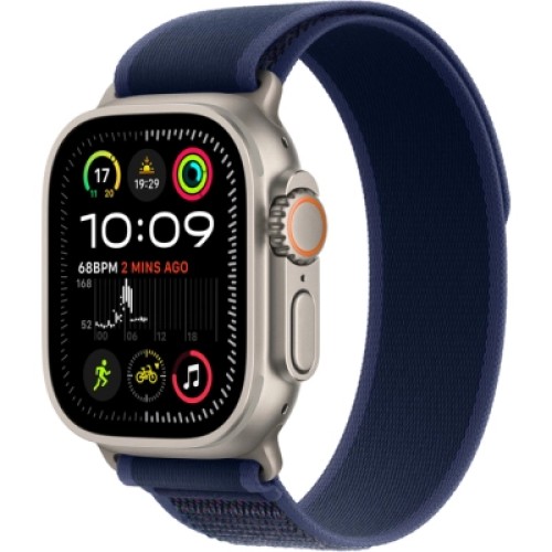Смарт-часы Apple Watch Ultra 2 2024 GPS + Cellular 49mm Natural Titanium Case with Blue Trail Loop - S/M (MX4J3UL/A)