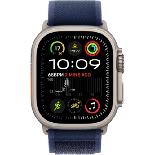 Смарт-часы Apple Watch Ultra 2 2024 GPS + Cellular 49mm Natural Titanium Case with Blue Trail Loop - M/L (MX4L3UL/A)