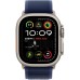 Смарт-часы Apple Watch Ultra 2 2024 GPS + Cellular 49mm Natural Titanium Case with Blue Trail Loop - M/L (MX4L3UL/A)