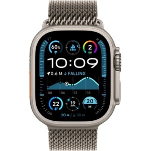 Смарт-часы Apple Watch Ultra 2 2024 GPS + Cellular 49mm Natural Titanium Case with Natural Titanium Milanese Loop (MX4M3UL/A)
