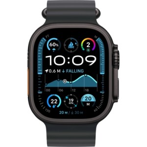 Смарт-часы Apple Watch Ultra 2 2024 GPS + Cellular 49mm Black Titanium Case with Black Ocean Band (MX4P3UL/A)