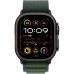 Смарт-часы Apple Watch Ultra 2 2024 GPS + Cellular 49mm Black Titanium Case with Dark Green Alpine Loop - Small (MX4Q3UL/A)