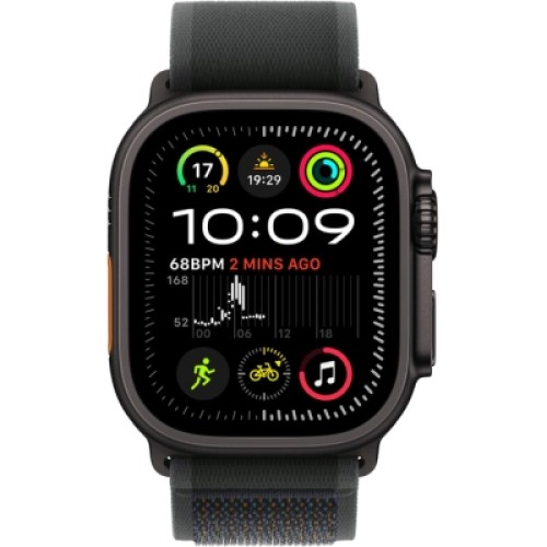 Смарт-часы Apple Watch Ultra 2 2024 GPS + Cellular 49mm Black Titanium Case with Black Trail Loop - S/M (MX4U3UL/A)
