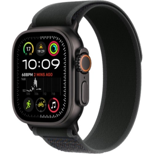Смарт-часы Apple Watch Ultra 2 2024 GPS + Cellular 49mm Black Titanium Case with Black Trail Loop - S/M (MX4U3UL/A)