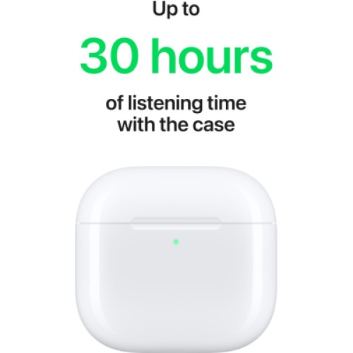 Наушники Apple AirPods 4 (MXP63ZE/A)