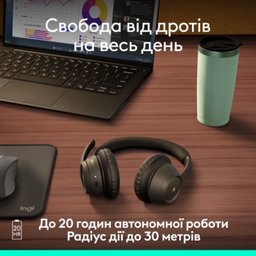 Наушники Logitech Zone 305 for Business Bluetooth Black (981-001458)