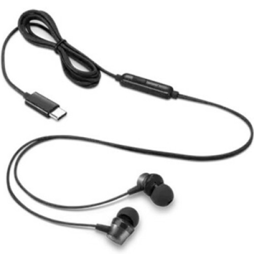 Наушники Lenovo USB-C Wired In-Ear Headphone Black (4XD1J77351)