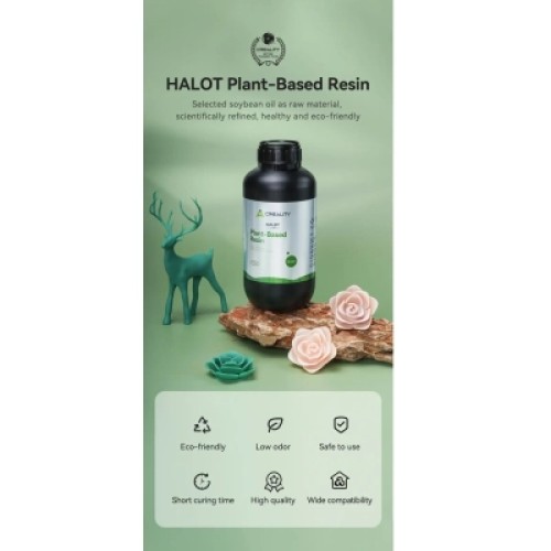 Фотополимерная смола Creality Resin, HALOT Plant-Based 1кг, green (3302130005)