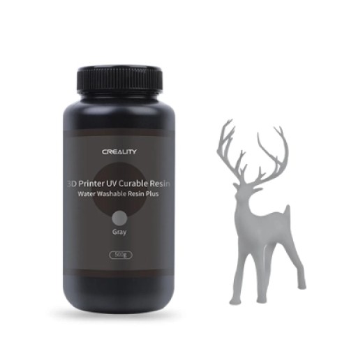 Фотополимерная смола Creality Resin, Water Washable Plus 500г, gray (3302010045)