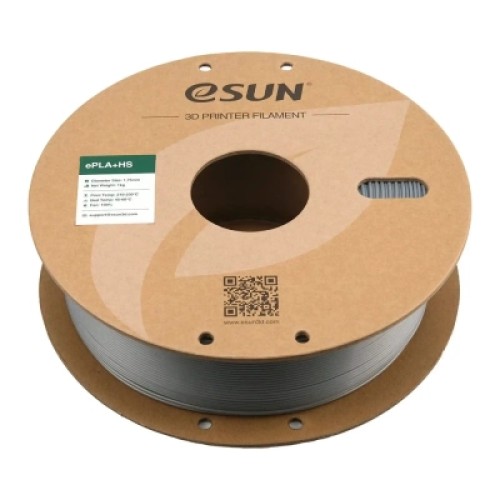 Пластик для 3D-принтера eSUN ePLA+HS, 1,75мм, 1кг, silver (EPLA+HS-P175S1)