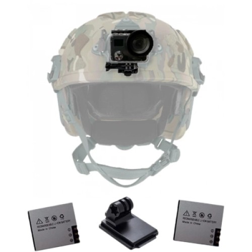 Экшн-камера AirOn ProCam 8 Tactical Helm Kit (4822356754510)
