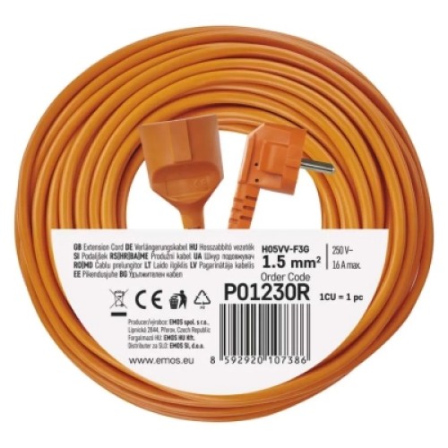 Сетевой удлинитель EMOS P01230R