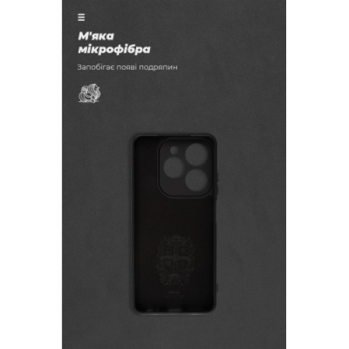 Чехол для мобильного телефона Armorstandart ICON Infinix Hot 40i Camera cover Black (ARM79057)