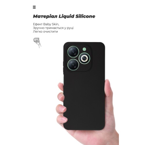 Чехол для мобильного телефона Armorstandart ICON Infinix Smart 8 Camera cover Black (ARM79059)