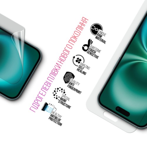 Пленка защитная Armorstandart Kit Clear + Anti-Blue Apple iPhone 16 Plus (ARM80682)