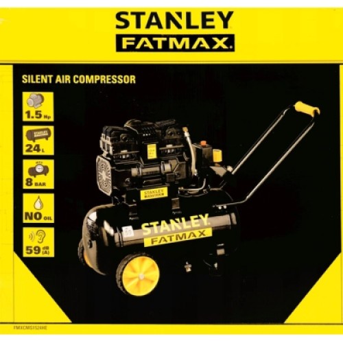 Компрессор Stanley поршневой FATMAX FMXCMS1524HE, 160 л/мин, 1.1 кВт (FMXCMS1524HE)