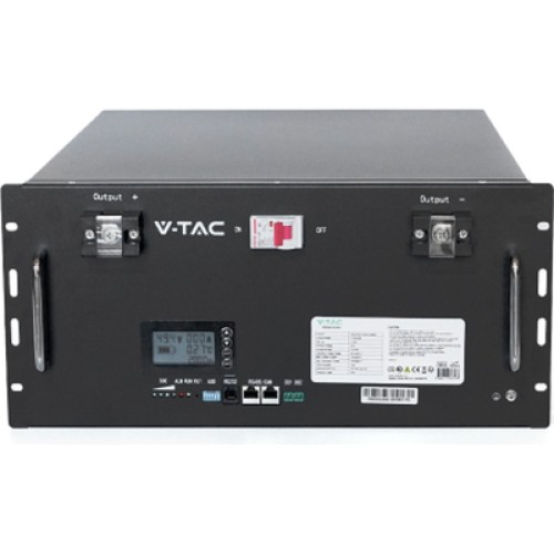 Батарея LiFePo4 V-TAC 51.2V - 100Ah LiFePO4 (V-TAC-LiFePO4-48-200)