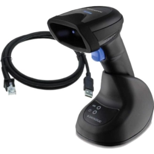 Сканер штрих-кода Datalogic QBT2500 2D, кредл (QBT2500-BK-BTK1)