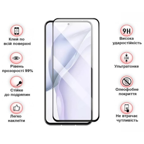 Стекло защитное BeCover Nubia V60 Design Black (711977)