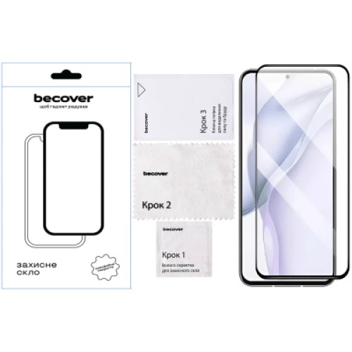 Стекло защитное BeCover Nubia V60 Design Black (711977)