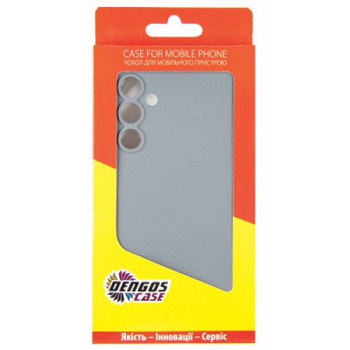 Чехол для мобильного телефона Dengos Samsung Galaxy M35 5G Carbon + glass Grey (DG-KM-101)