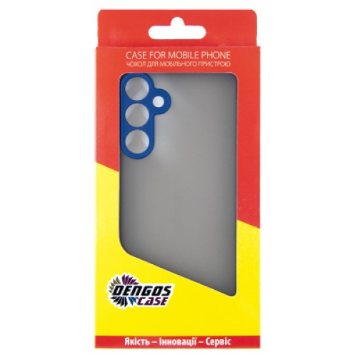 Чехол для мобильного телефона Dengos Matte Samsung Galaxy M35 5G Blue (DG-TPU-MATT-145)