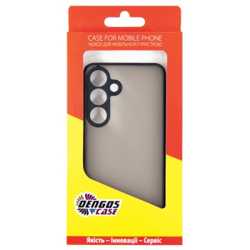 Чехол для мобильного телефона Dengos Matte Samsung Galaxy S24 Black (DG-TPU-MATT-146)