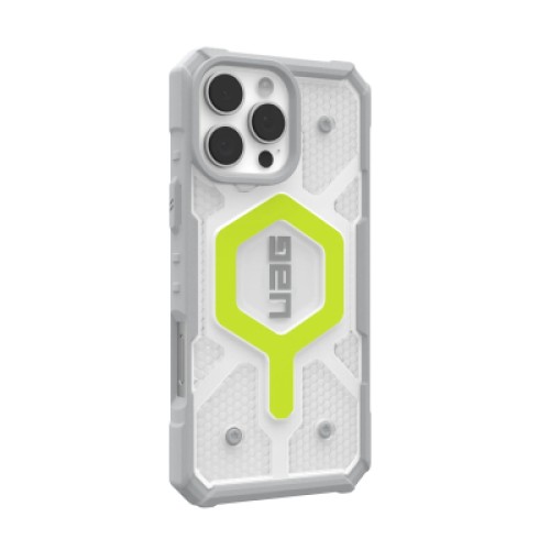 Чехол для мобильного телефона UAG iPhone 16 Pro Max Pathfinder Clear Magsafe Active Neon (114465118181)
