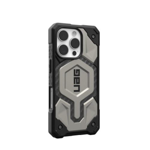 Чехол для мобильного телефона UAG iPhone 16 Pro Monarch Pro Magsafe Titanium (114456113636)