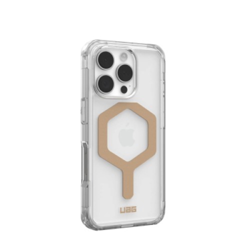 Чехол для мобильного телефона UAG iPhone 16 Pro Plyo Magsafe Ice/Gold (114480114381)