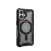 Чехол для мобильного телефона UAG iPhone 16 Plasma XTE MagSafe Black/Orange (114476114097)