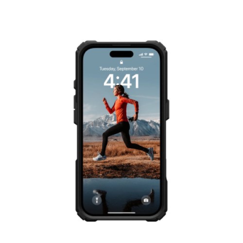 Чехол для мобильного телефона UAG iPhone 16 Plasma XTE MagSafe Black/Orange (114476114097)