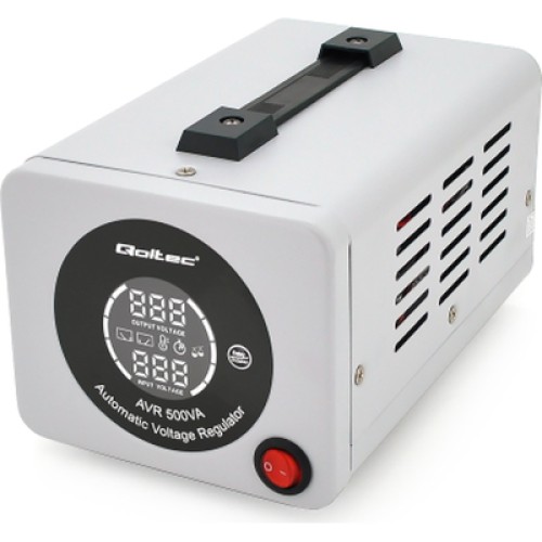 Стабилизатор Qoltec AVR-500VA, 400W (QLT-AVR-500VA)
