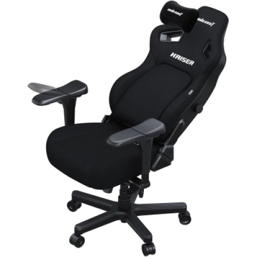 Кресло игровое Anda Seat Kaiser 4 Fabric Size XL Black (AD12YDDC-XLL-20-B-CF)