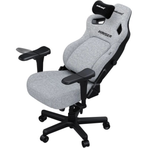 Кресло игровое Anda Seat Kaiser 4 Fabric Size XL Grey (AD12YDDC-XLL-20-G-CF)