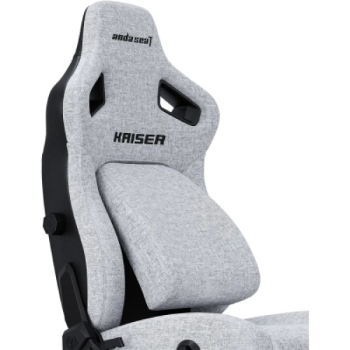 Кресло игровое Anda Seat Kaiser 4 Fabric Size XL Grey (AD12YDDC-XLL-20-G-CF)